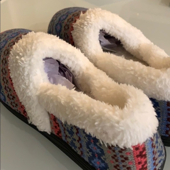 Slippers with in/outdoor sole - size 11/12 - Picture 2 of 8